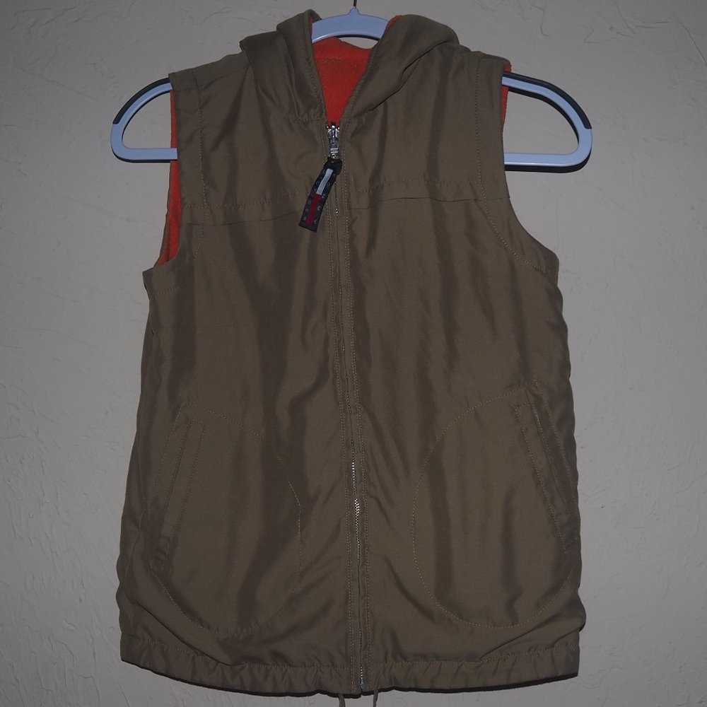 Reversible vest hunters orange fleece so warm
